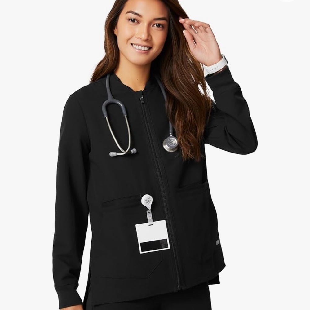 NWT Figs BELLERY BOMBER SCRUB JACKET